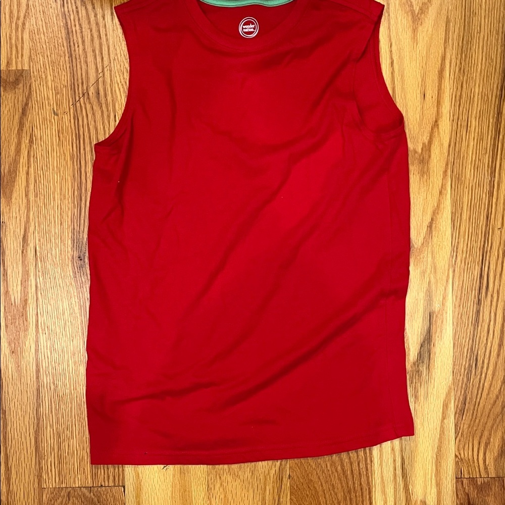 Red Sleeveless Women's Top